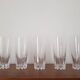 Lot de 5 verres à orangeade en cristal