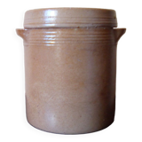 Pot à sel artisanal en grès vernissé