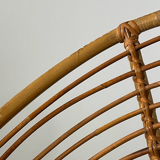 Pair of rattan armchairs