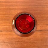 German glass vase from the mid-century modern period by Alfred Taube, 1960s.