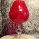 Vase empoli rouge h=34cm