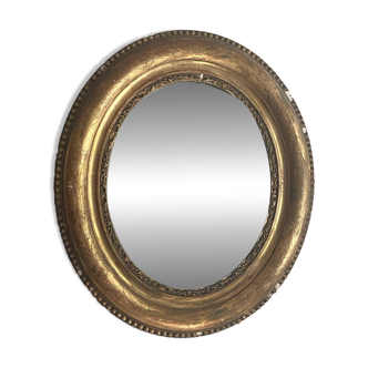 Miroir epoque XIXe ovale