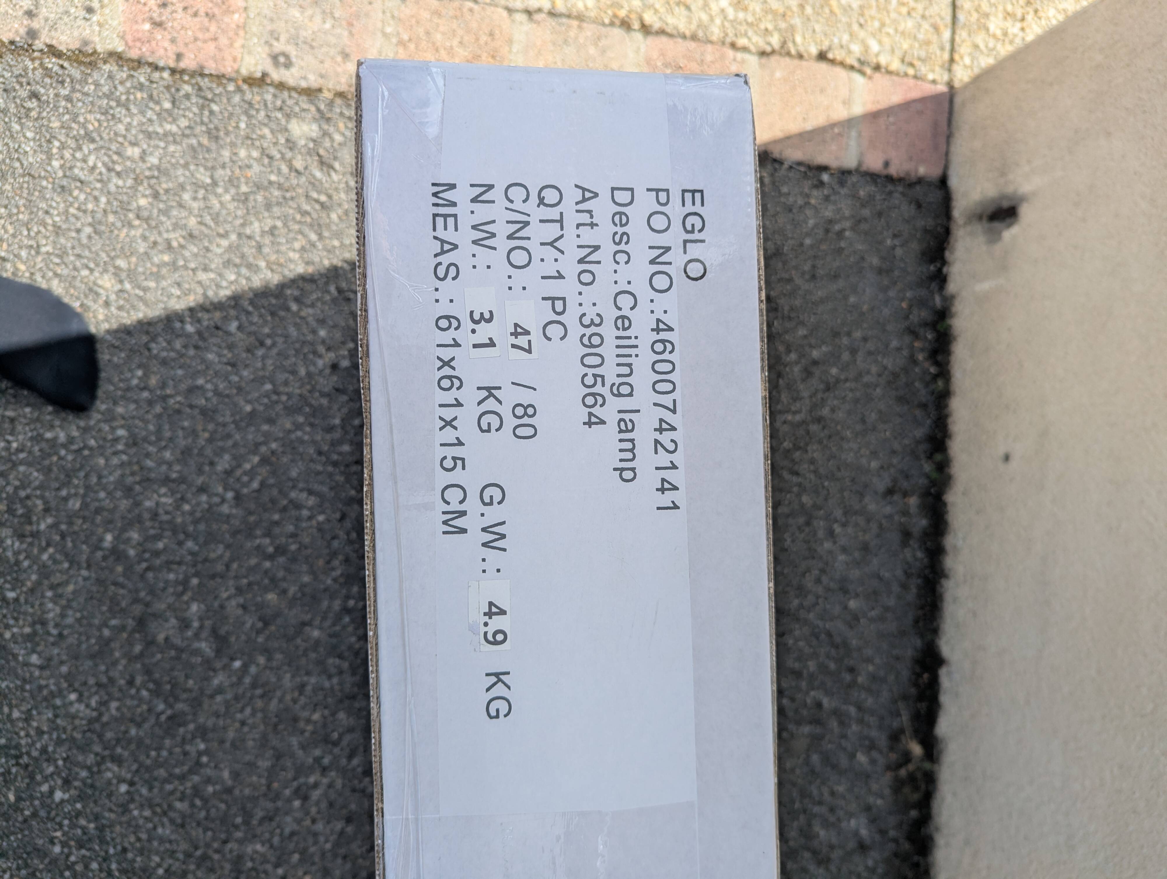 EGLO LED ceiling light model Ferro, new