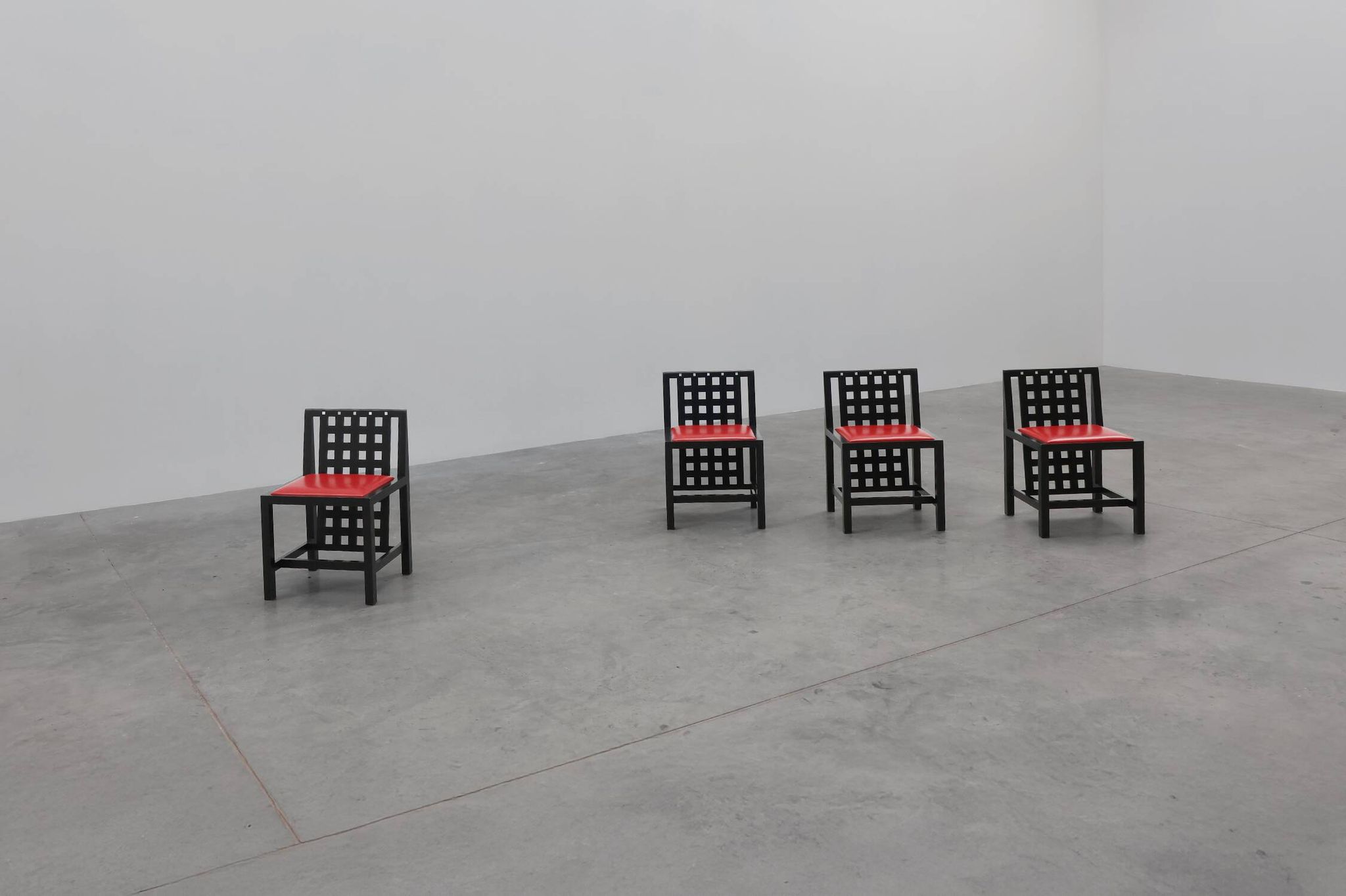 Set of 4 DS3 Dining Chairs by Charles Rennie Mackintosh for Atelier interna