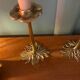 Pair of vintage brass candlesticks