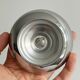 Set of 6 low footed bowls in mirror stainless steel.