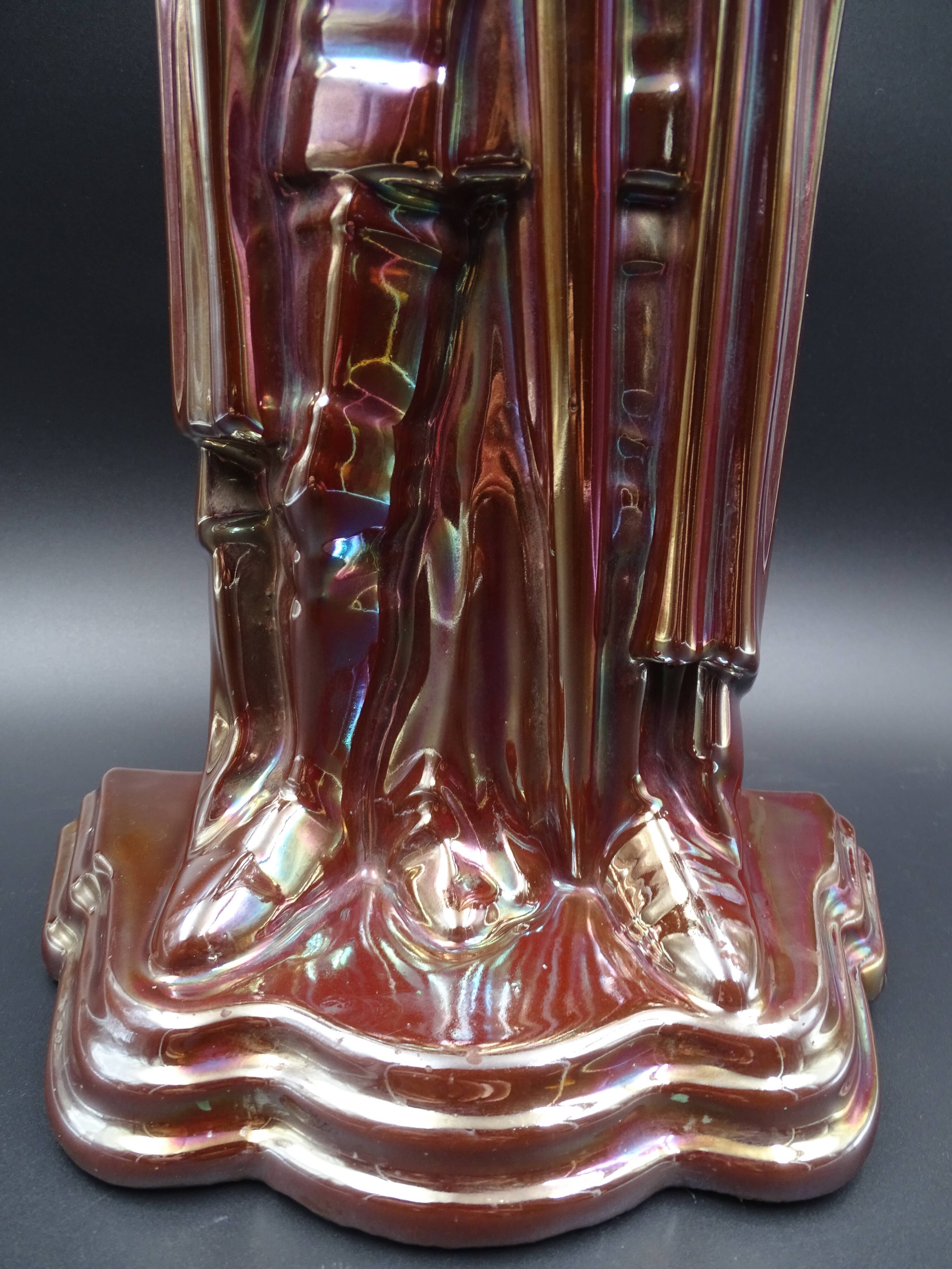 Full chimney servant of his accessories - The enamelled cast iron knight