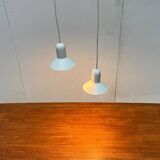 Suspended Lamps Model 1415 Mid-Century Modern Danish by Claus Bondrup and Torsten Thorup for Nordlux, 1960s, Set of 2