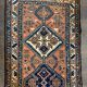 Antique handmade Heriz Karaja rug