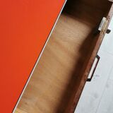 70s formica red child desk