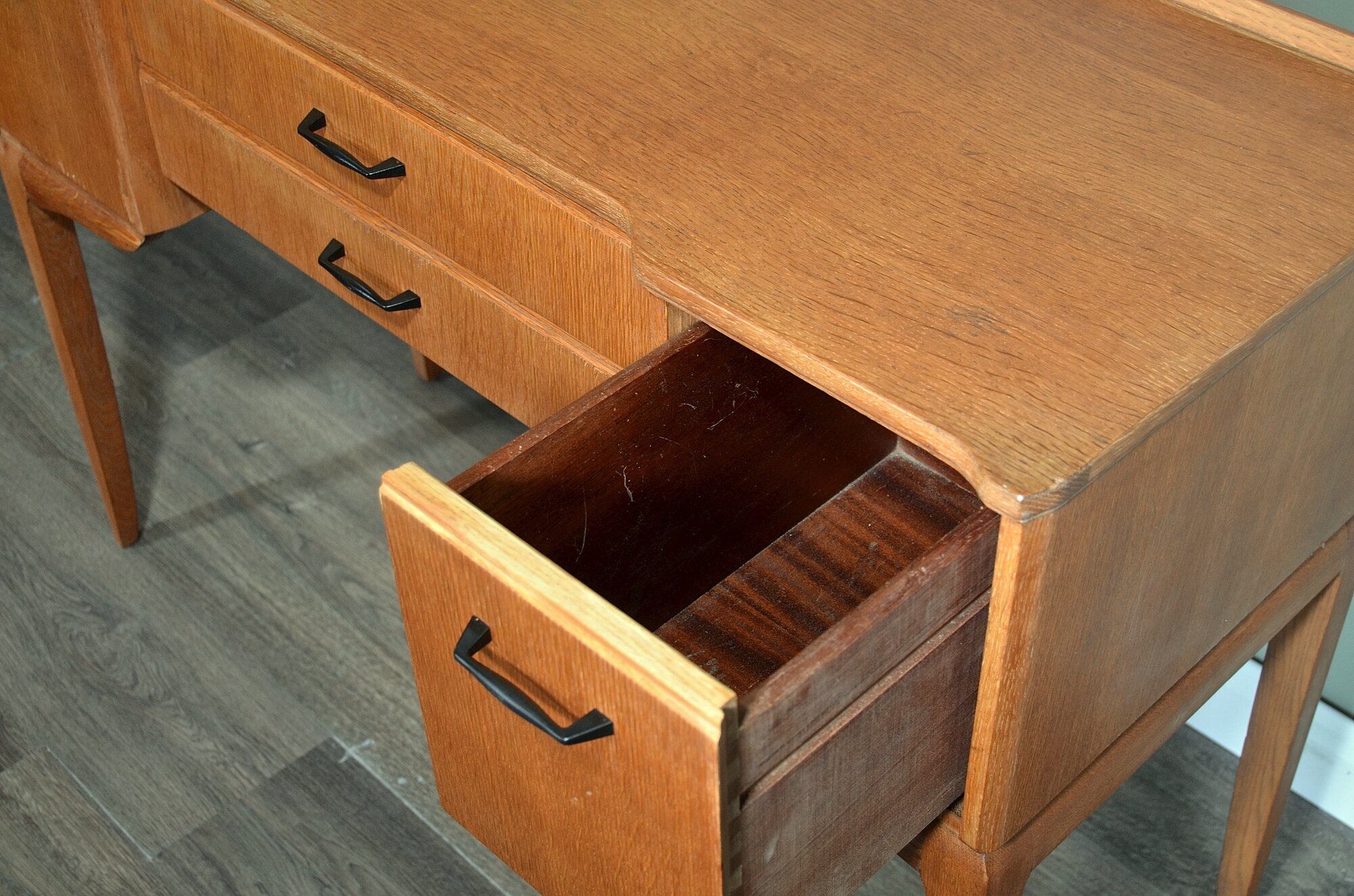 Midcentury lebus 'link' Scandinavian console table