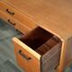 Midcentury lebus 'link' Scandinavian console table