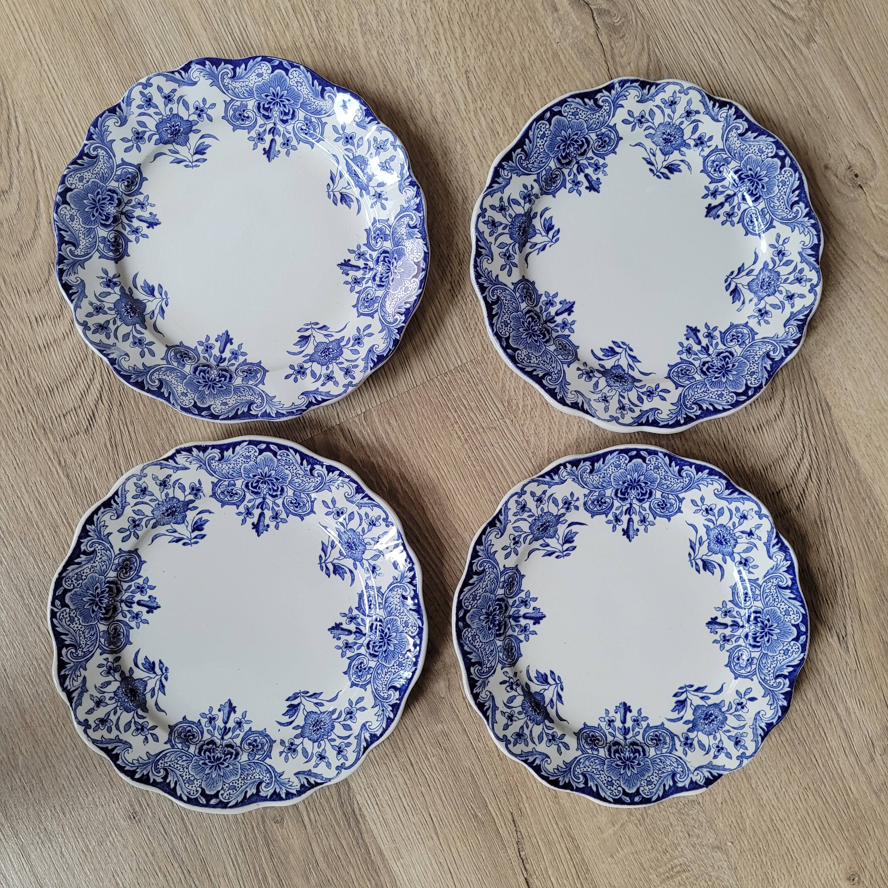 La Redoute x Selency set of 4 Dordrecht dessert plates