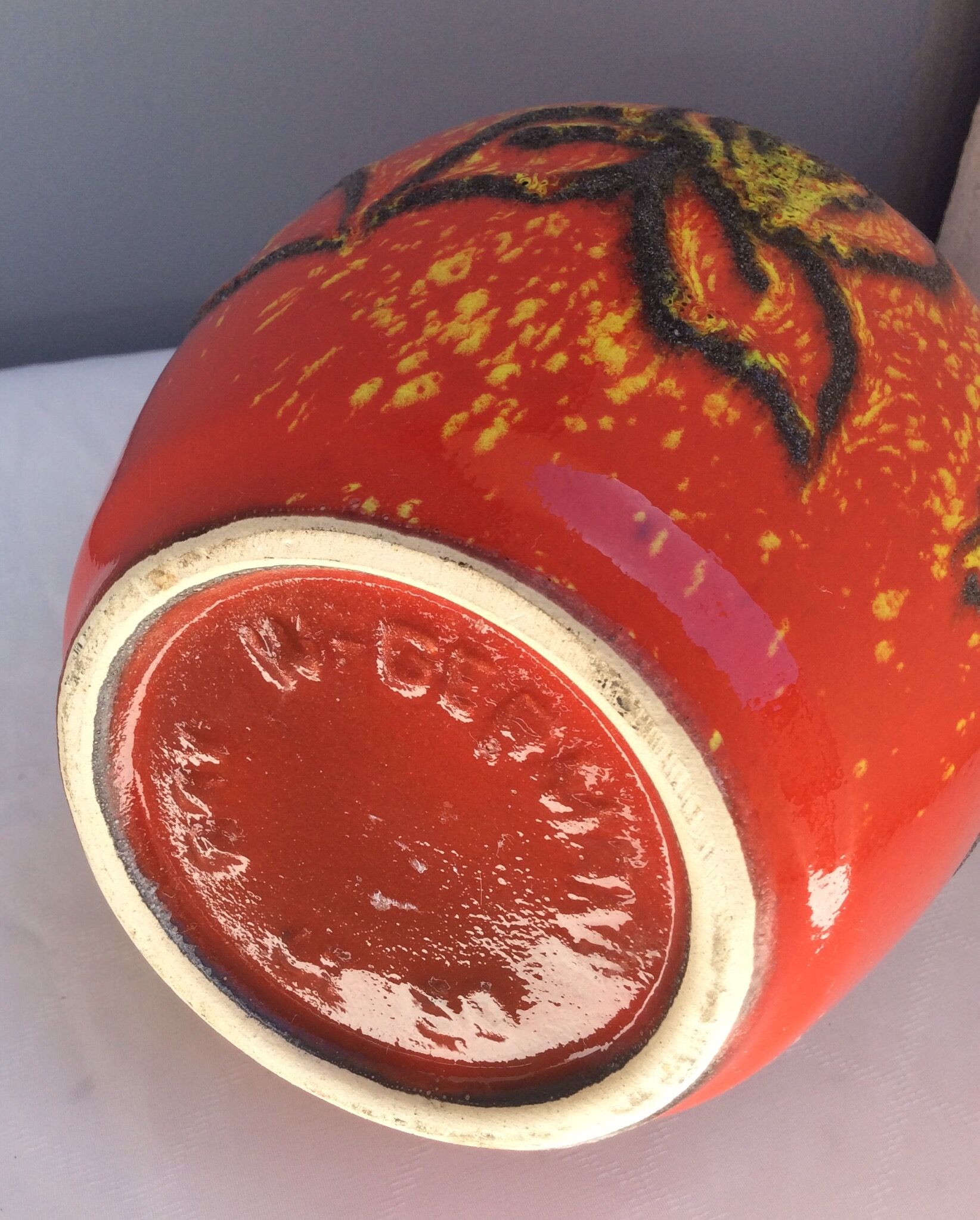 West Germany ceramic vase 1960s