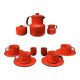 Vintage Melitta Ceracron coffee set – scarlet red – 1970s