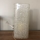 Polished glass wall lamp