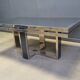 Vintage Italian chrome dining table, 1970s