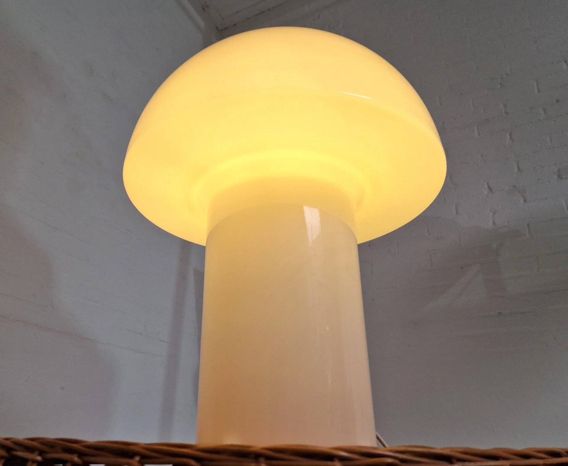 Lampe champignon XXL Peill & Putzler 'Lido' en verre, style futuriste