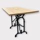 Table type bistrot art déco