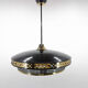 Space Age Metal Pendant by LUDIB Bratislava, Czechoslovakia, 1960's
