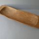 Large solid wood bowl, hand carved