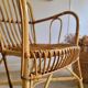 Vintage rattan armchair