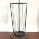 Vintage umbrella door in wrought iron and scoubidou 60s