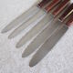 10 1940s bakelite knives