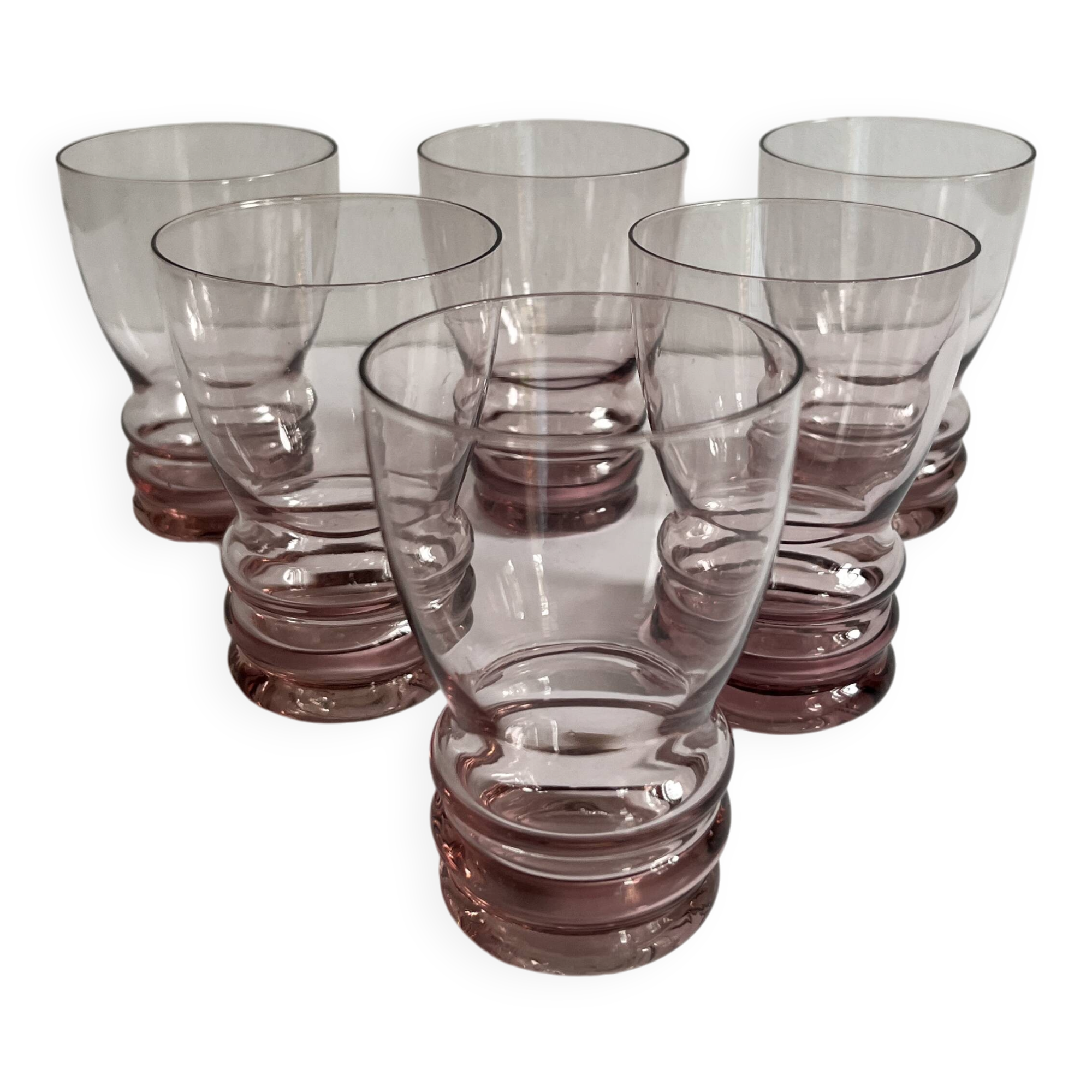 Art Deco purple glasses