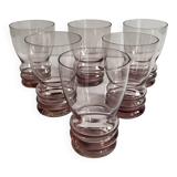 Art Deco purple glasses