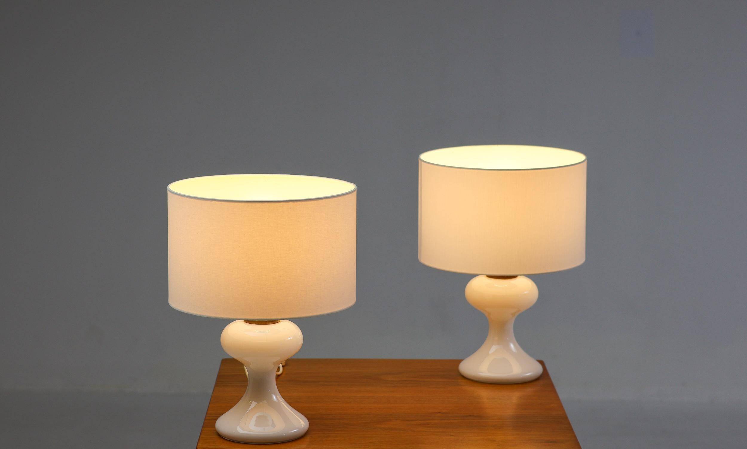 Lampes de table blanches ML1 par Ingo Maurer pour M-Design