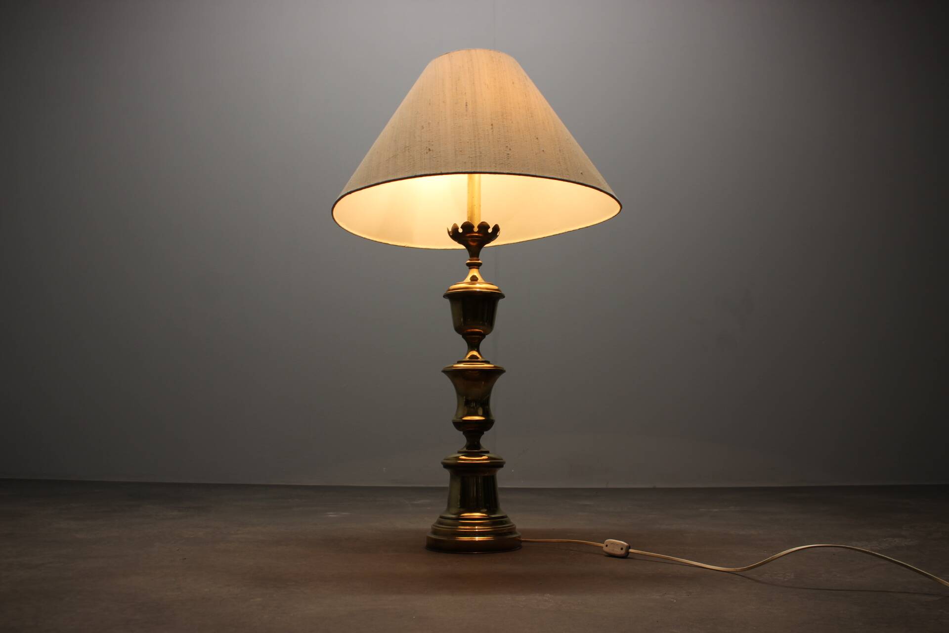Large vintage table lamp, Czechoslovakia, 1970s