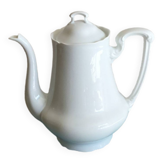 Cafetière ou théière blanche