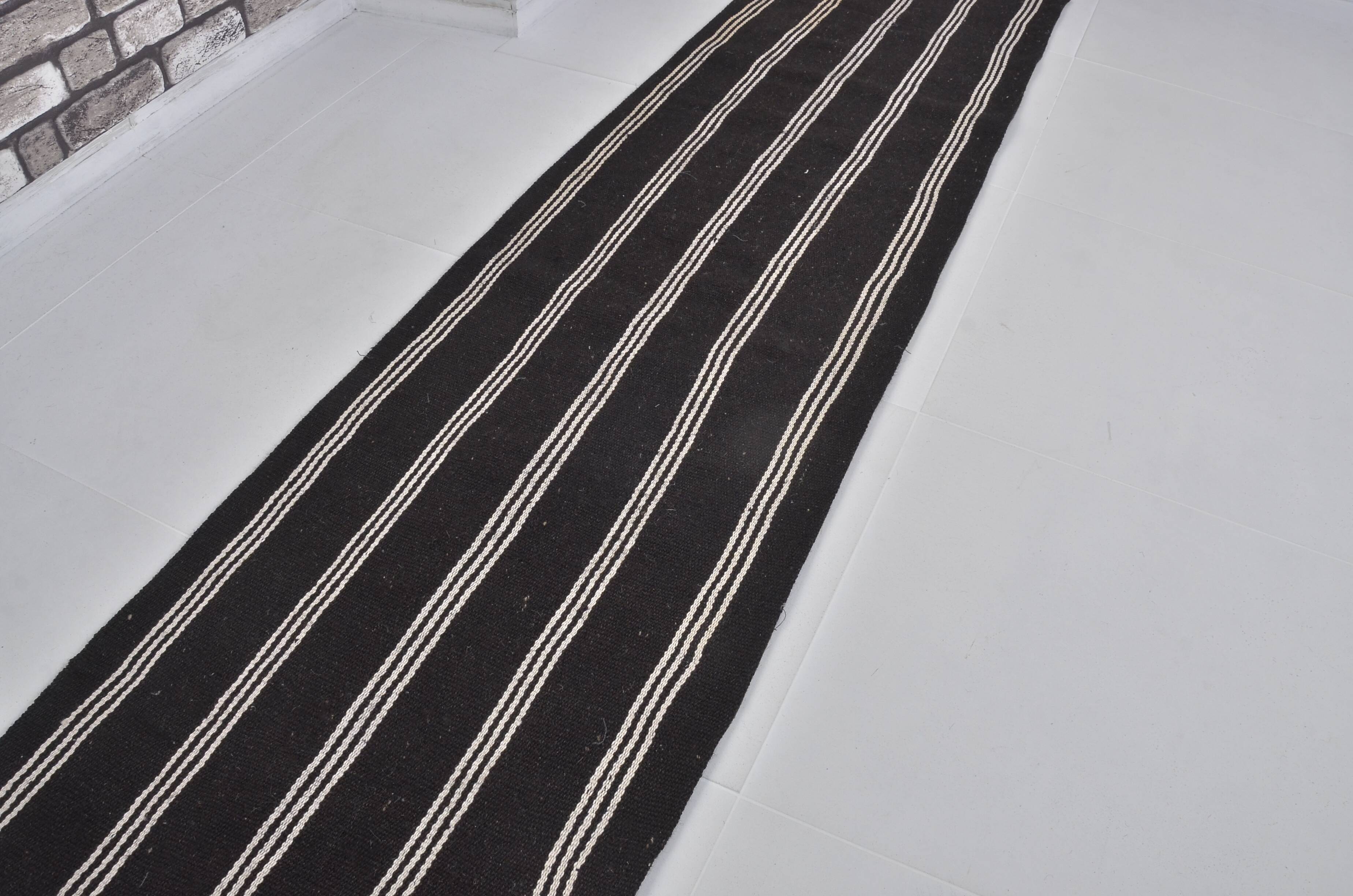 Stripe Vintage Oushak Kilim sku 3828