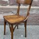 2 Chairs bistro curved wooden Baumann French bistro chair