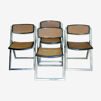 Vintage folding can chairs