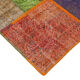 Hand-knotted anatolian contemporary 190 cm x 290 cm multicolor patchwork carpet