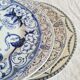 Old plates Creil & Montereau, Salins and Digoin