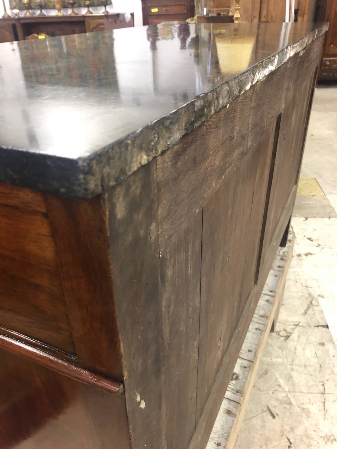 Commode louis XVI 18eme acajou