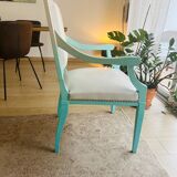 2 fauteuils faits et peints à la main de Gilles Nouailhac