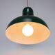 Green Vintage Industrial Metal Green Lamp produced by Sijaj Hrastnik