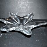 Baccarat splash star pocket bowl in molded crystal design 1950-1960