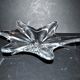 Baccarat splash star pocket bowl in molded crystal design 1950-1960