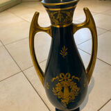 Jaguet Pinon porcelain vase