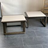 Pair of Brutalist Side Tables