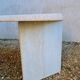 Travertine coffee table