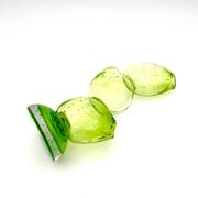 Vase Cactus Sculptural - Murano - Verre Bullicante - Vert vibrant