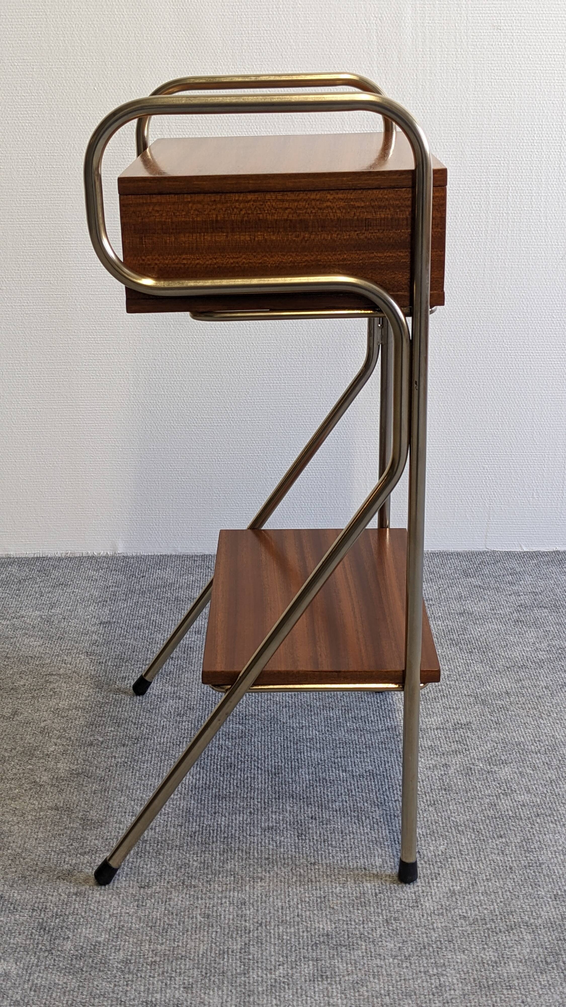Bedside or side table by Jacques Hitier from the 50s/60s