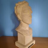 Bust of Arthur Rimbaud in stone