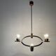 Art Deco chandelier attributed to Pietro Chiesa, 1940s, Italy.